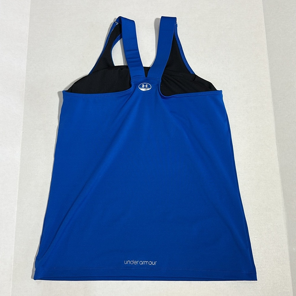 Under Armour Women's Vibrant Blue Tank Top - Picture 4 of 7